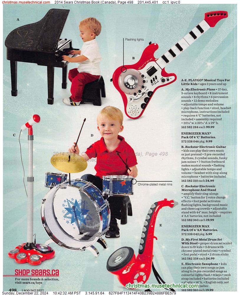 2014 Sears Christmas Book (Canada), Page 498