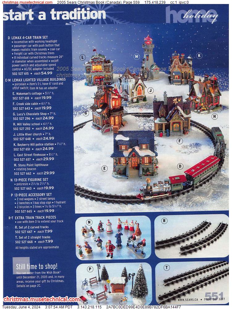 2005 Sears Christmas Book (Canada), Page 559