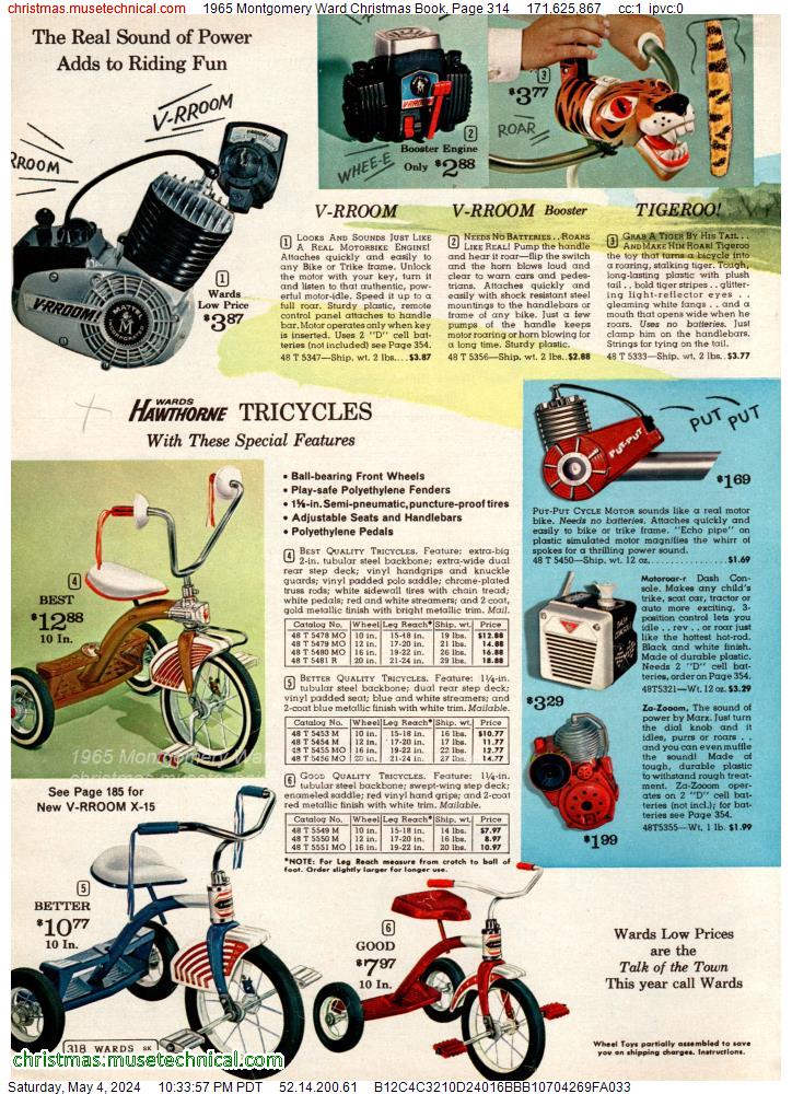 1965 Montgomery Ward Christmas Book, Page 314