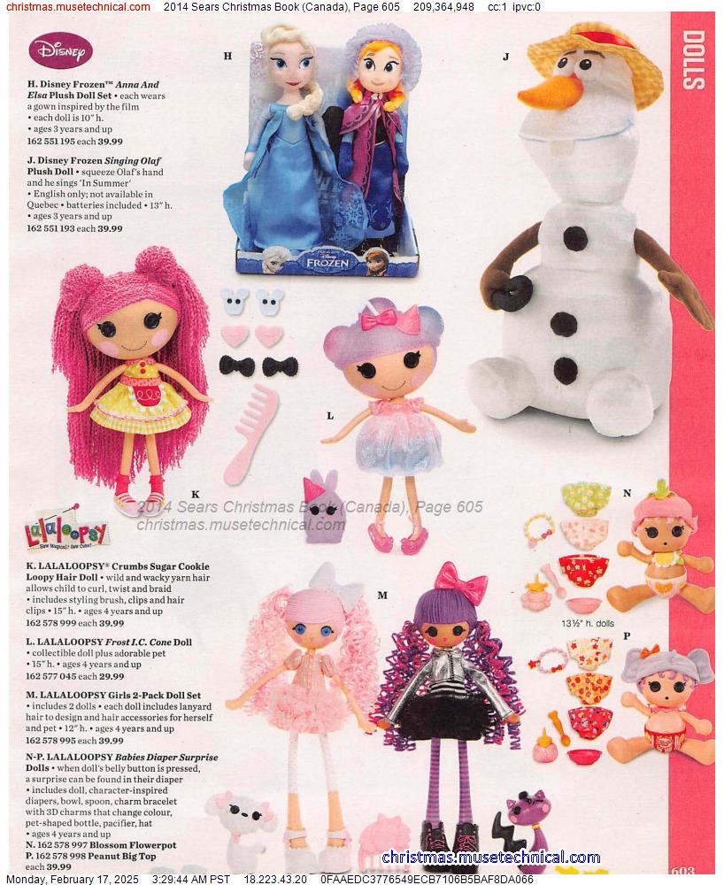 2014 Sears Christmas Book (Canada), Page 605