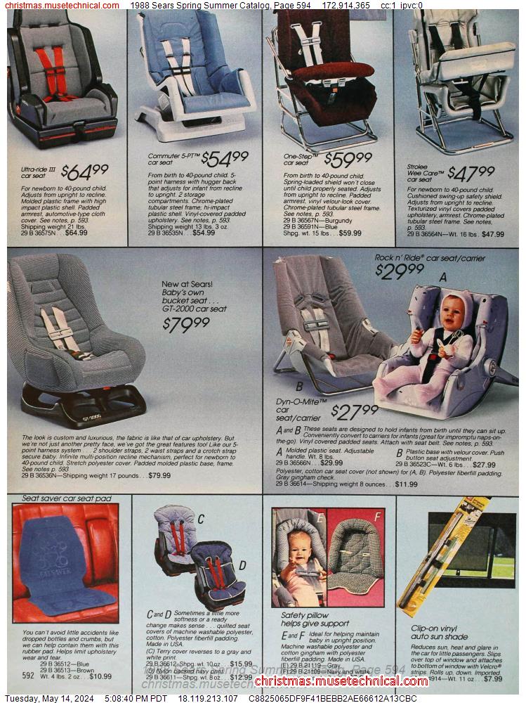 1988 Sears Spring Summer Catalog, Page 594