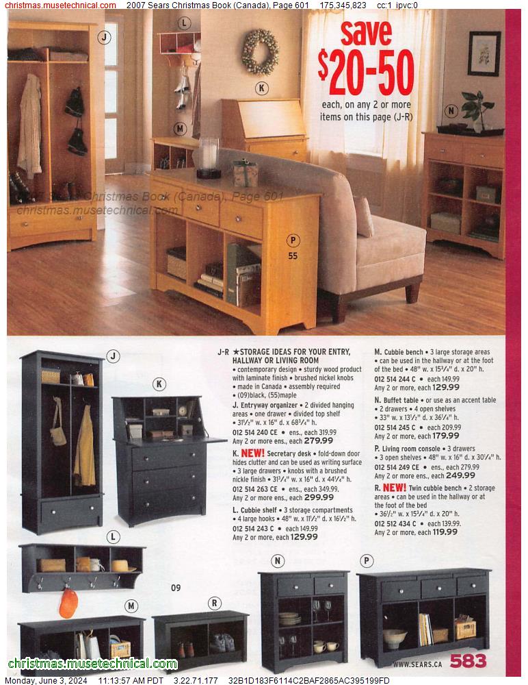 2007 Sears Christmas Book (Canada), Page 601