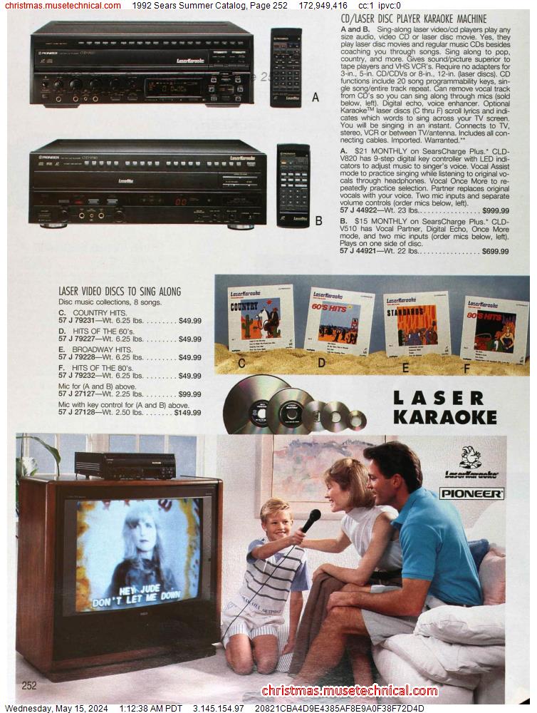 1992 Sears Summer Catalog, Page 252