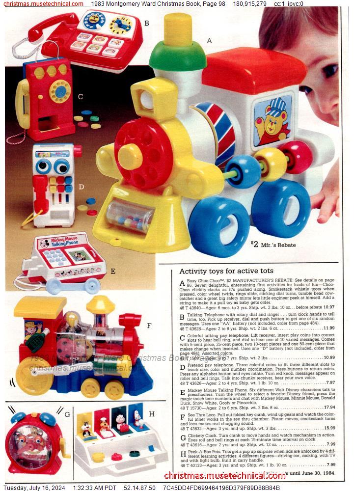 1983 Montgomery Ward Christmas Book, Page 98