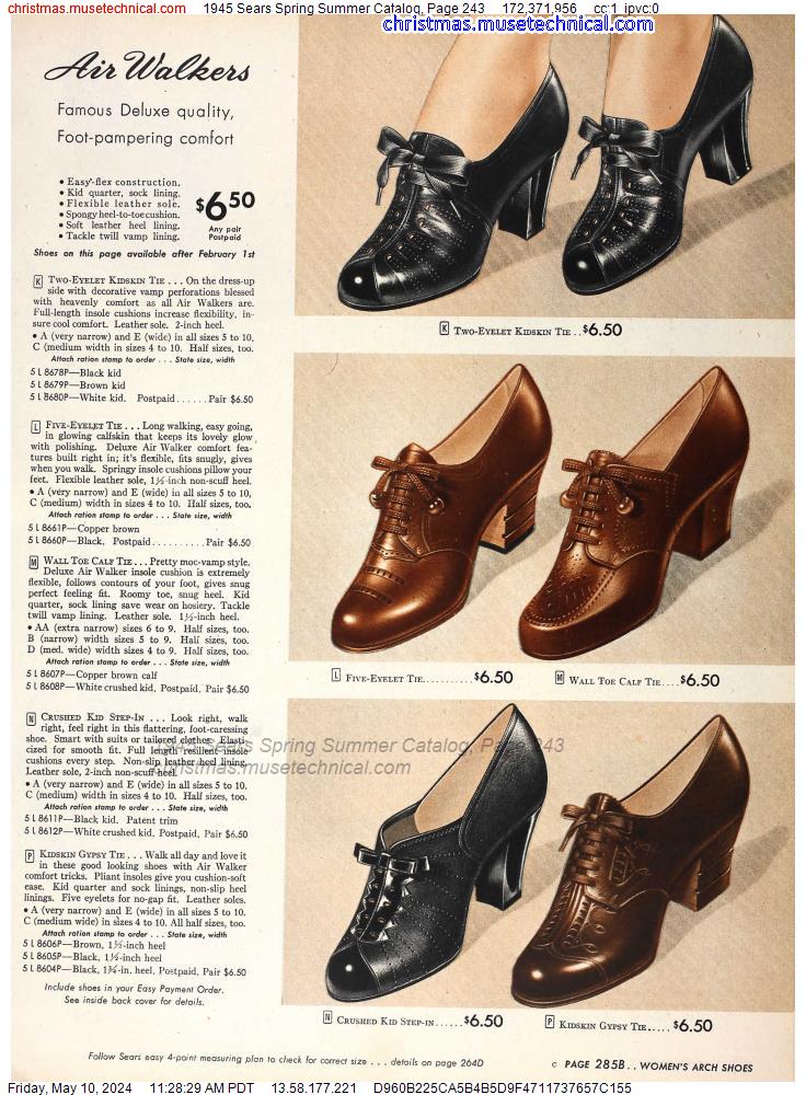 1945 Sears Spring Summer Catalog, Page 243