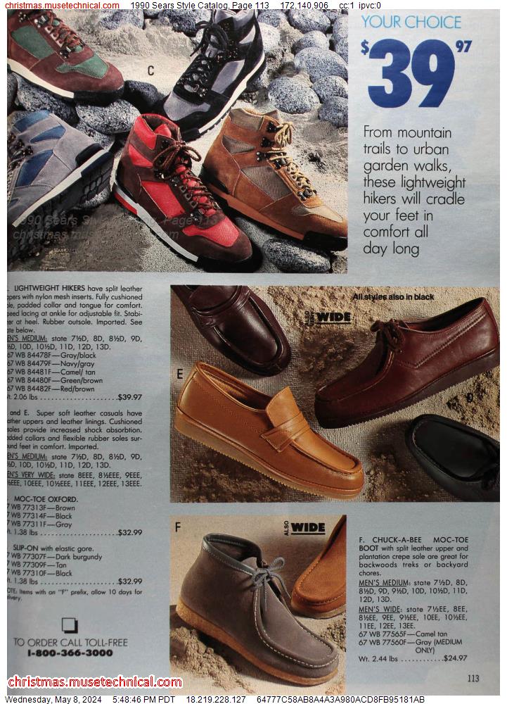 1990 Sears Style Catalog, Page 113