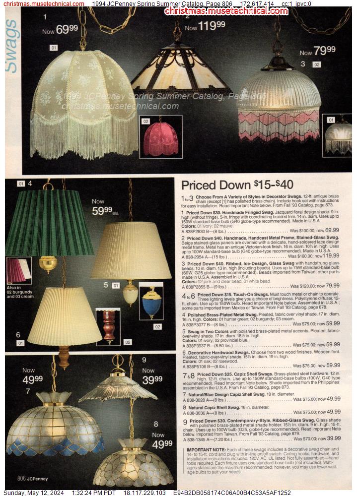 1994 JCPenney Spring Summer Catalog, Page 806