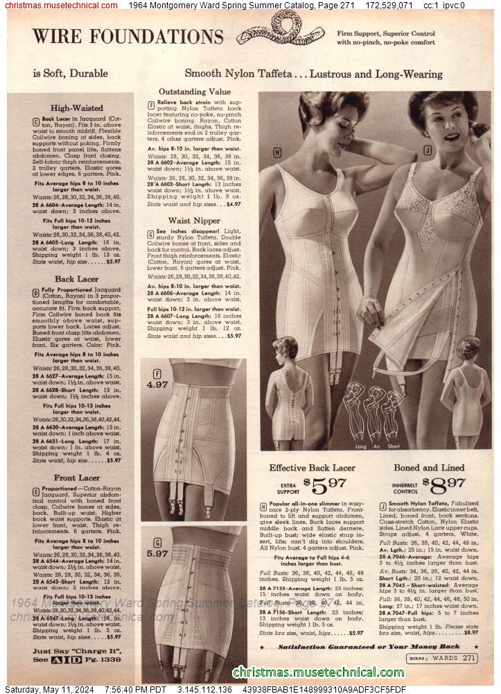 1964 Montgomery Ward Spring Summer Catalog, Page 271