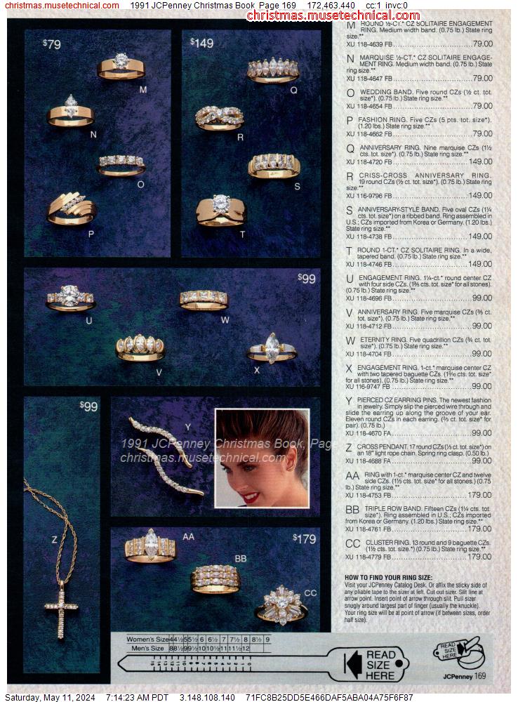 1991 JCPenney Christmas Book, Page 169