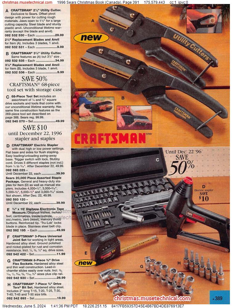 1996 Sears Christmas Book (Canada), Page 391