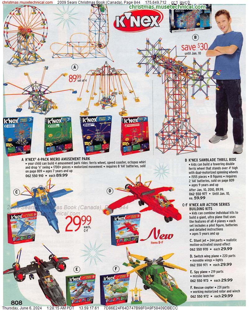 2009 Sears Christmas Book (Canada), Page 844