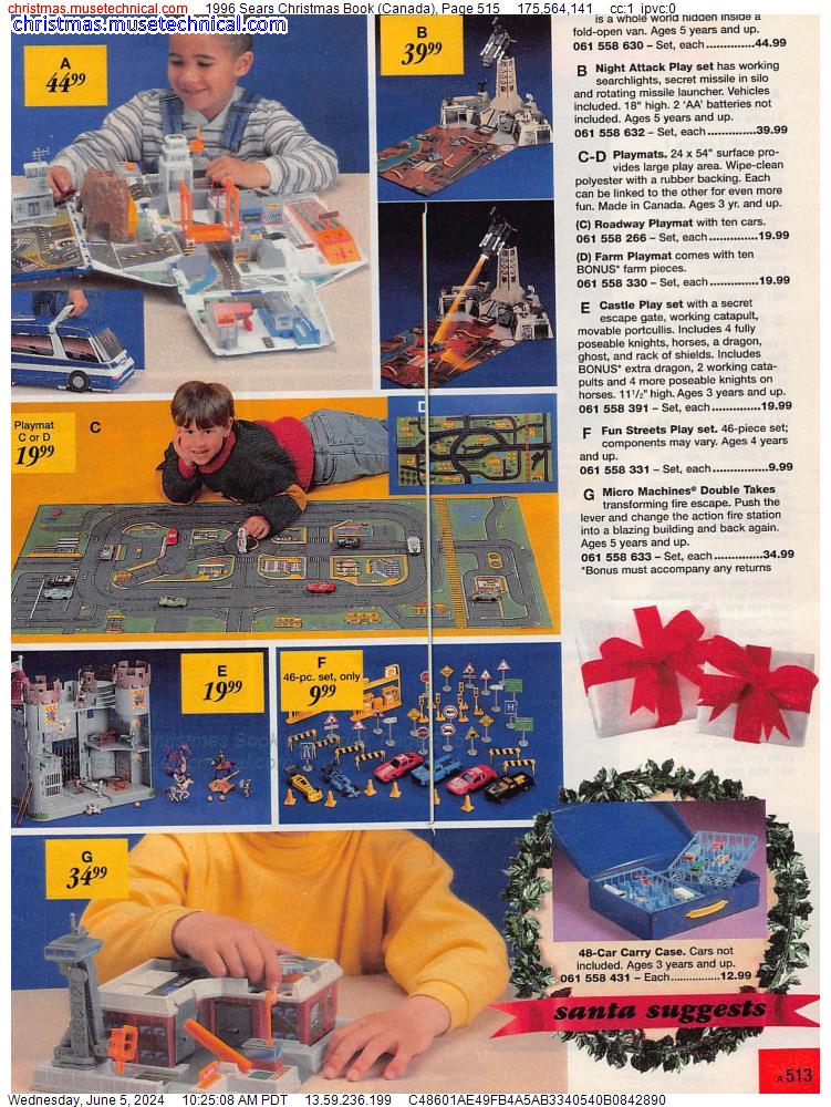 1996 Sears Christmas Book (Canada), Page 515