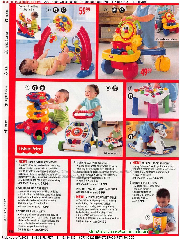 2004 Sears Christmas Book (Canada), Page 958