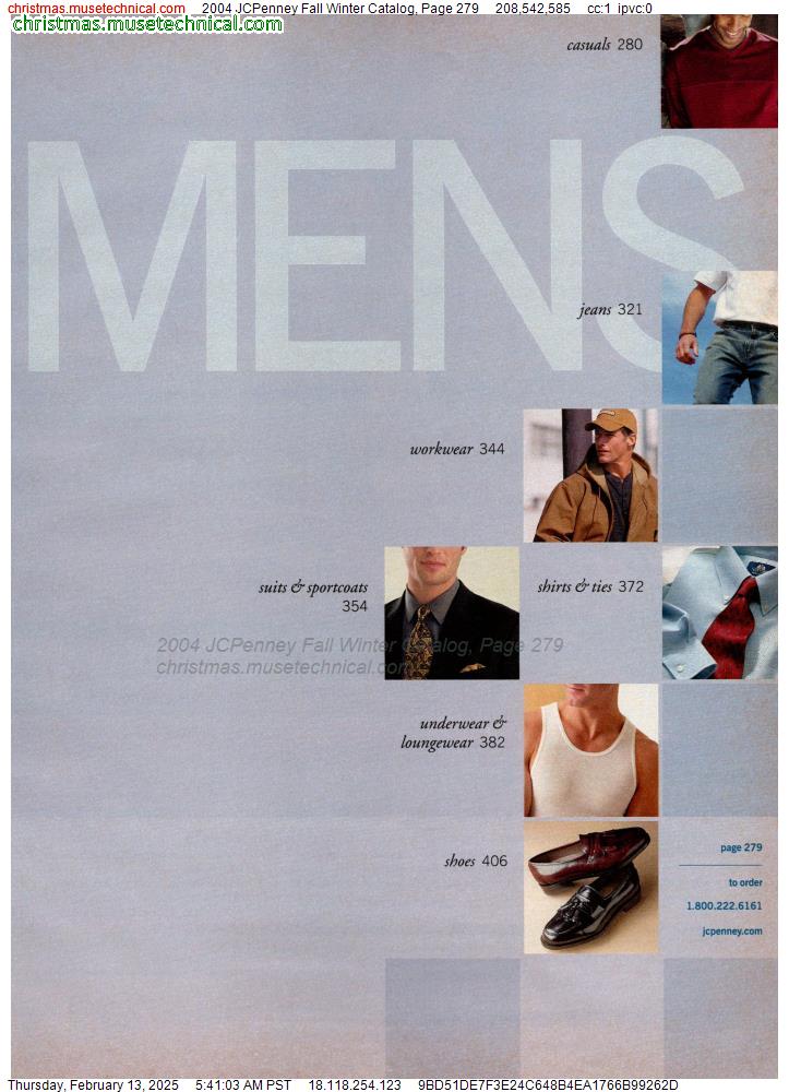 2004 JCPenney Fall Winter Catalog, Page 279