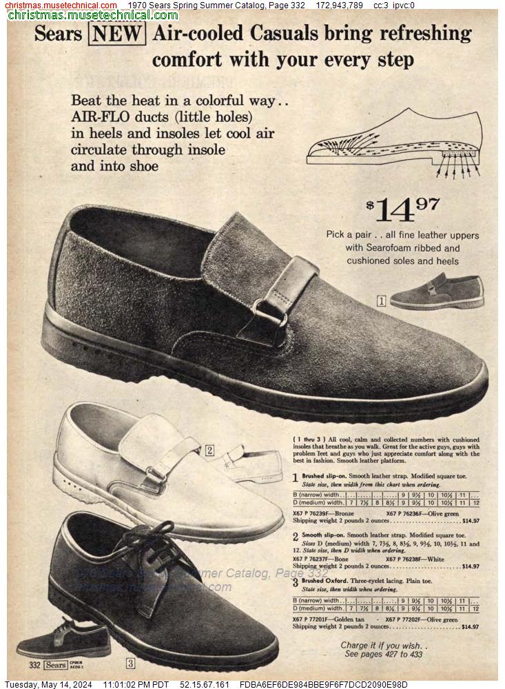1970 Sears Spring Summer Catalog, Page 332