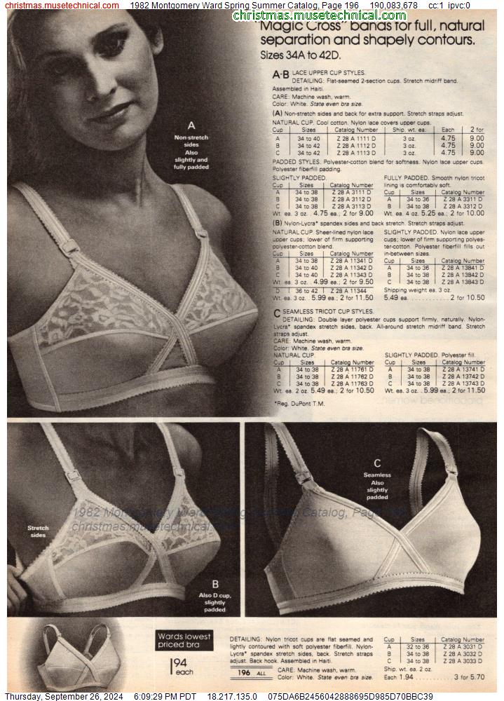 1982 Montgomery Ward Spring Summer Catalog, Page 196