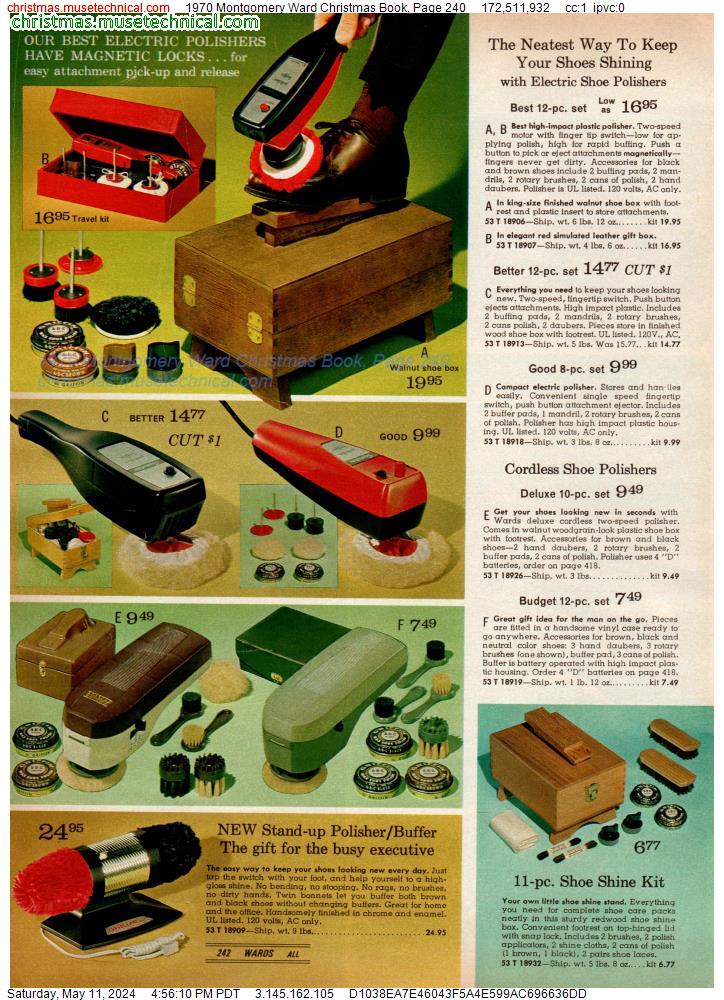 1970 Montgomery Ward Christmas Book, Page 240