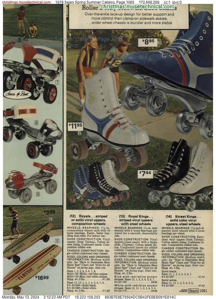 1976 Sears Spring Summer Catalog, Page 1065