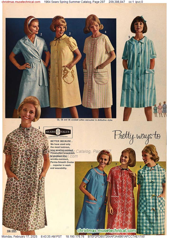 1964 Sears Spring Summer Catalog, Page 297