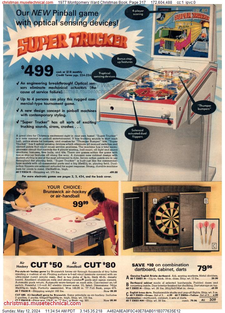 1977 Montgomery Ward Christmas Book, Page 317