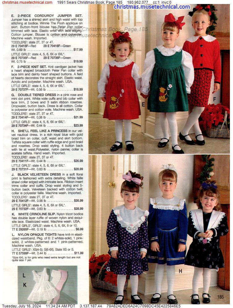 1991 Sears Christmas Book, Page 185