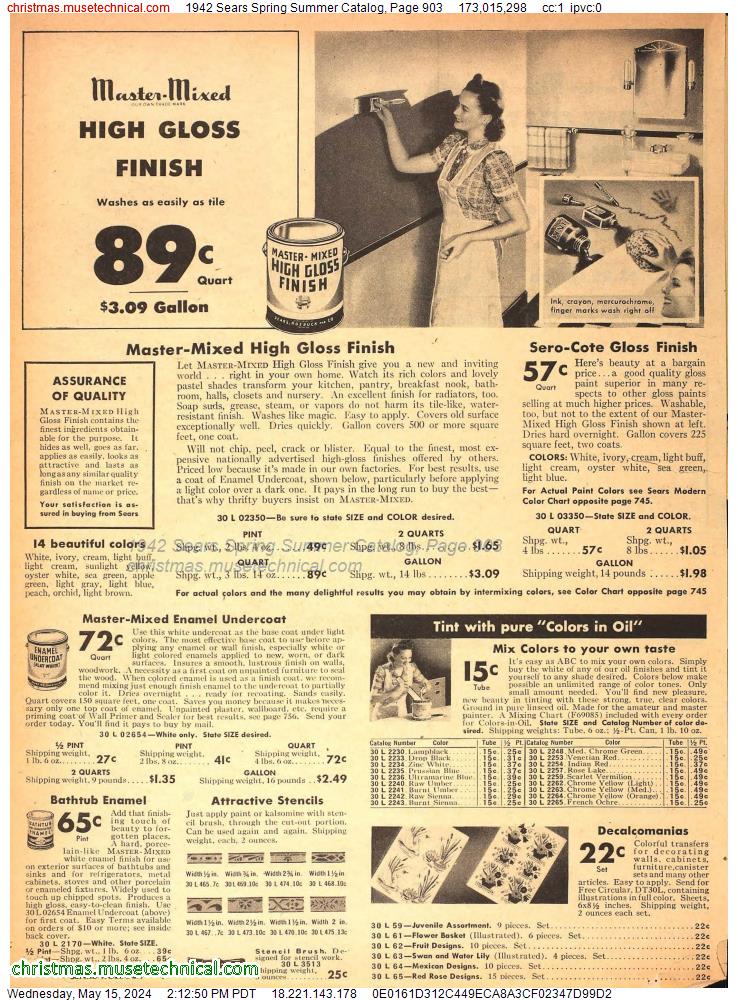 1942 Sears Spring Summer Catalog, Page 903