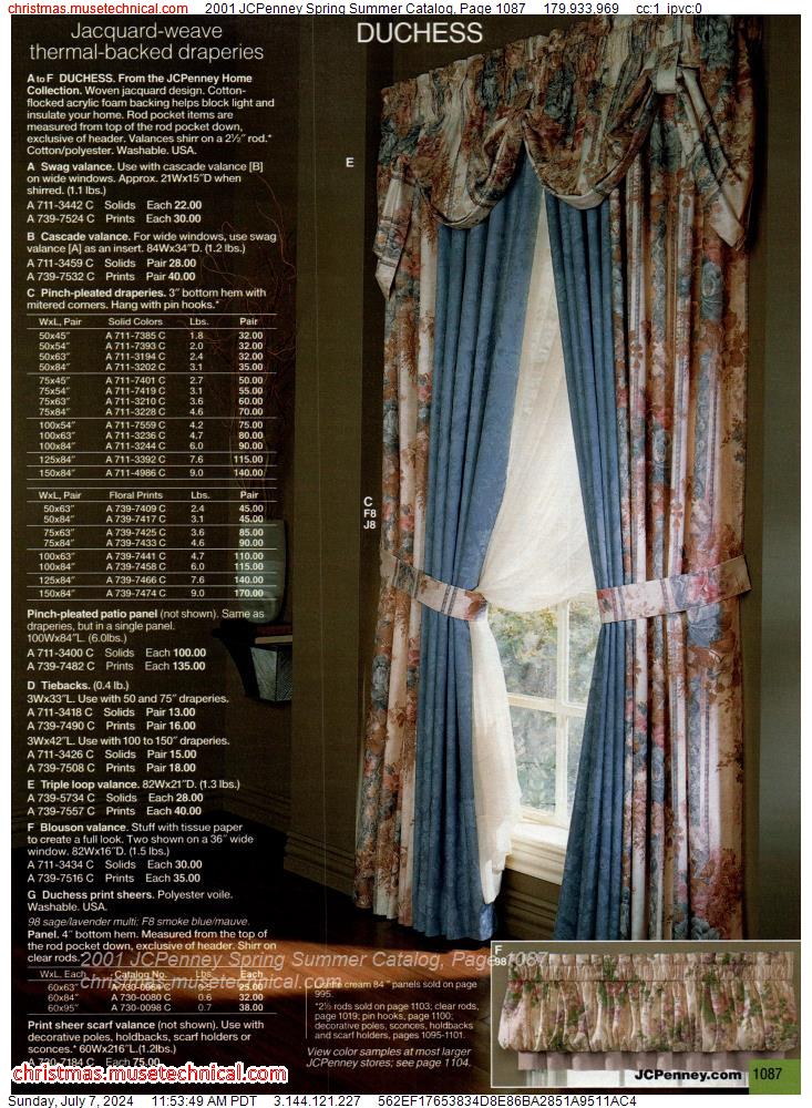 2001 JCPenney Spring Summer Catalog, Page 1087