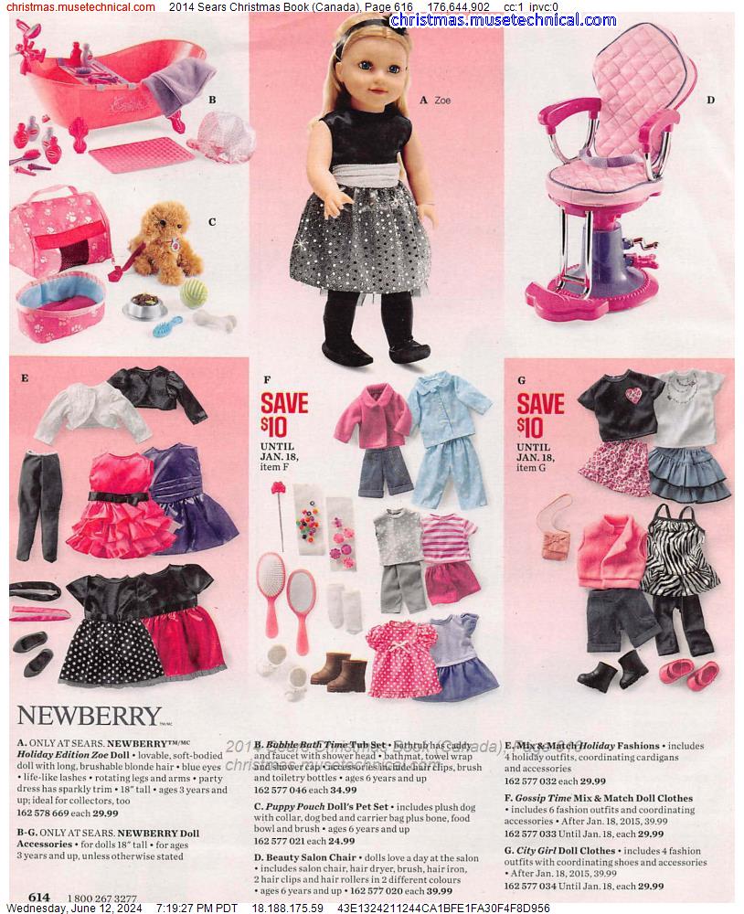 2014 Sears Christmas Book (Canada), Page 616