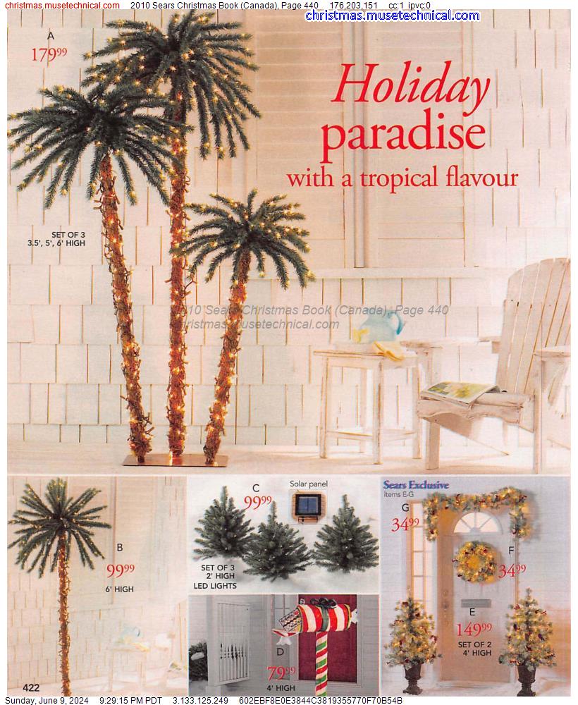 2010 Sears Christmas Book (Canada), Page 440