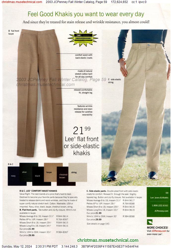 2003 JCPenney Fall Winter Catalog, Page 59