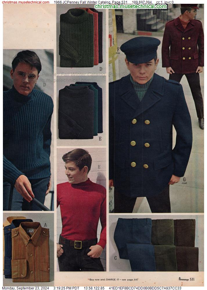 1966 JCPenney Fall Winter Catalog, Page 531 - Catalogs & Wishbooks