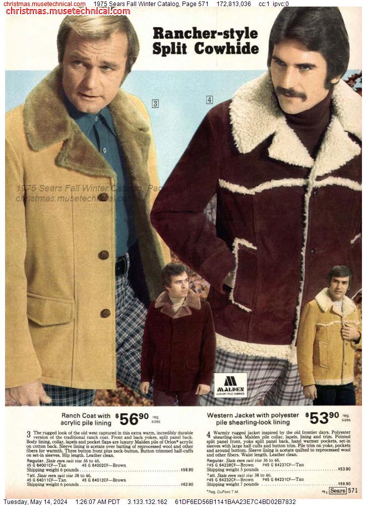 1975 Sears Fall Winter Catalog, Page 571