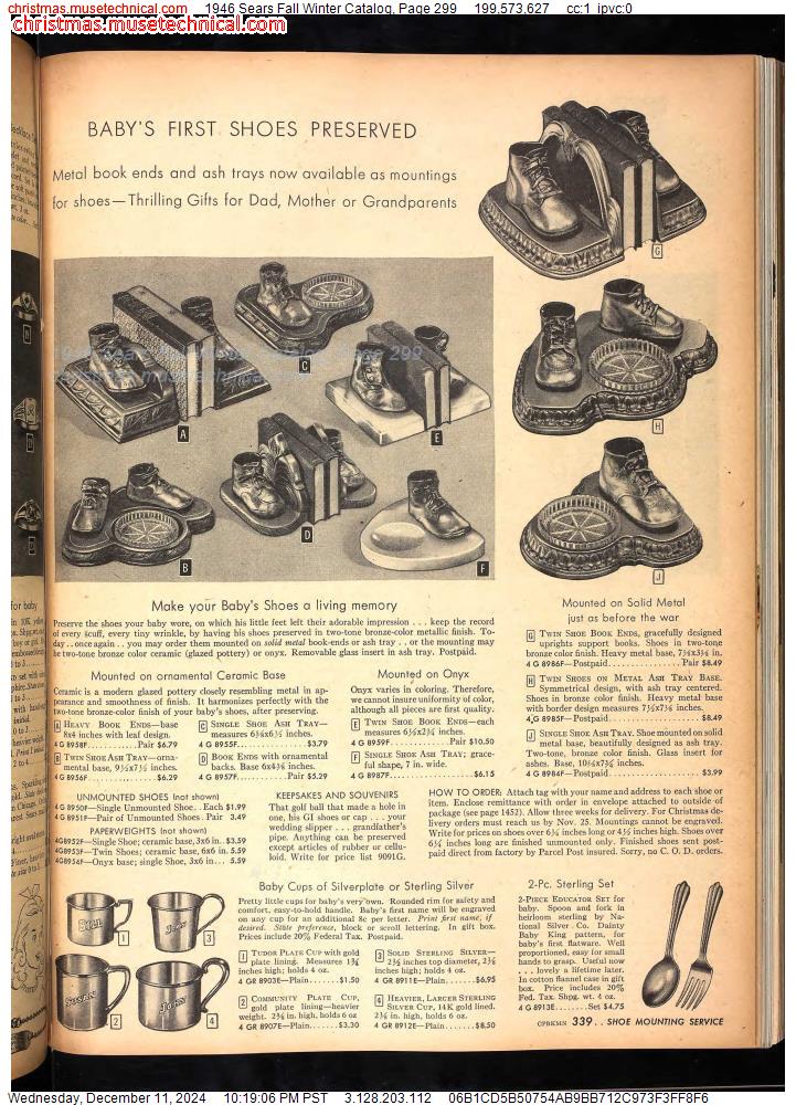 1946 Sears Fall Winter Catalog, Page 299