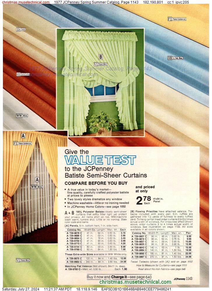 1977 JCPenney Spring Summer Catalog, Page 1143