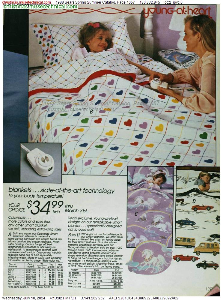 1988 Sears Spring Summer Catalog, Page 1057