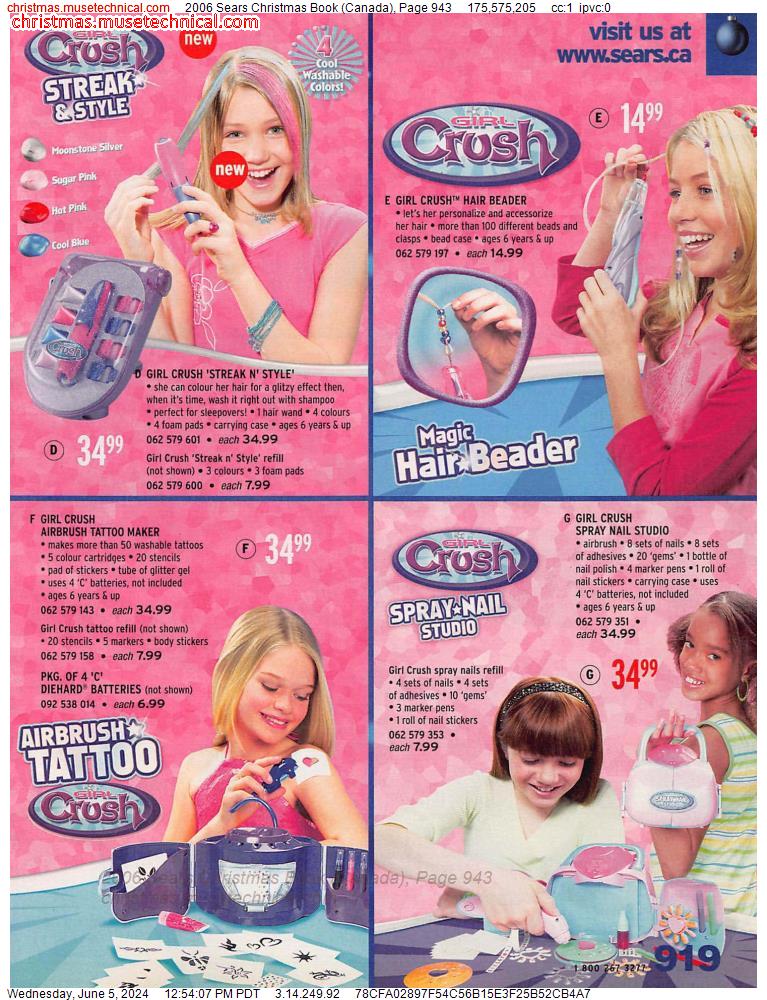 2006 Sears Christmas Book (Canada), Page 943