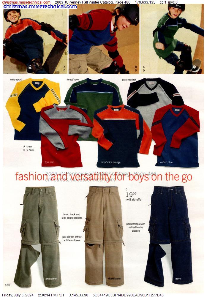 2003 JCPenney Fall Winter Catalog, Page 486