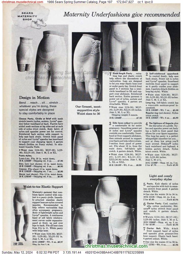 1966 Sears Spring Summer Catalog, Page 197