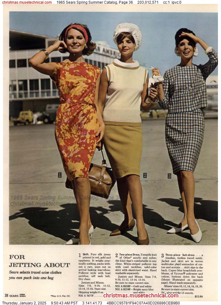 1965 Sears Spring Summer Catalog, Page 36