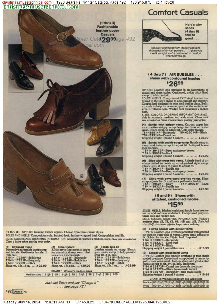 1980 Sears Fall Winter Catalog, Page 492