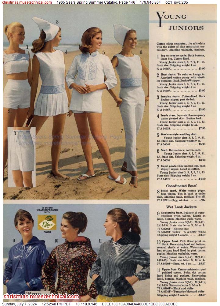 1965 Sears Spring Summer Catalog, Page 146