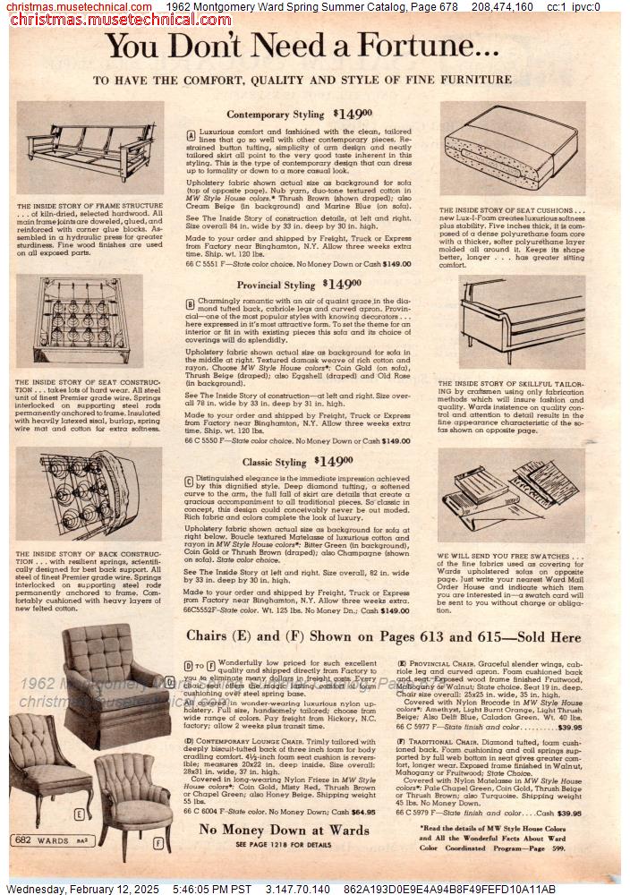 1962 Montgomery Ward Spring Summer Catalog, Page 678