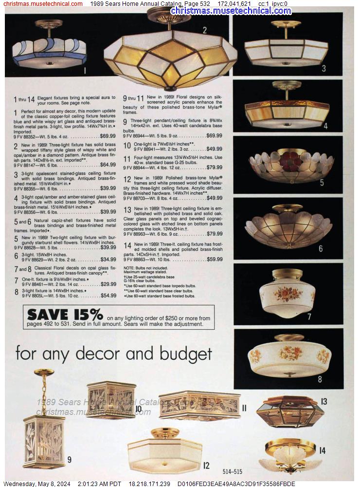 1989 Sears Home Annual Catalog, Page 532