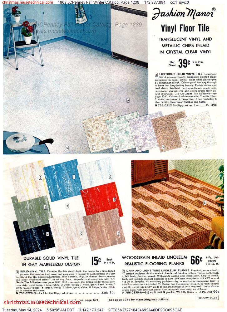 1963 JCPenney Fall Winter Catalog, Page 1239