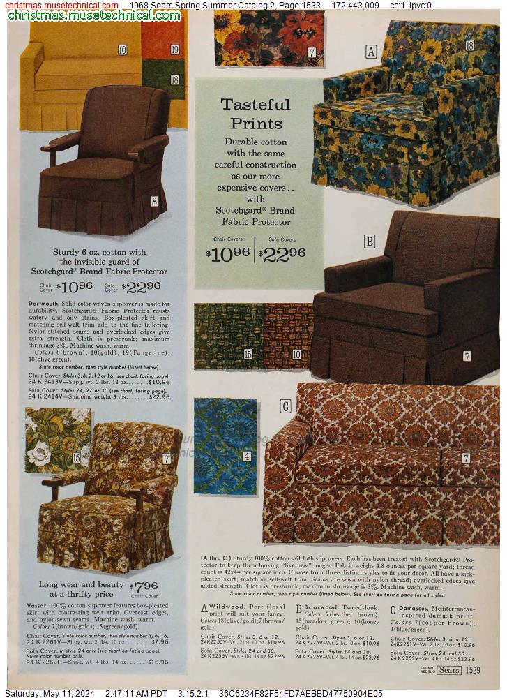 1968 Sears Spring Summer Catalog 2, Page 1533
