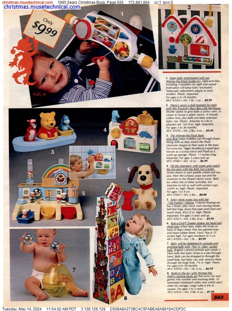 1985 Sears Christmas Book, Page 555