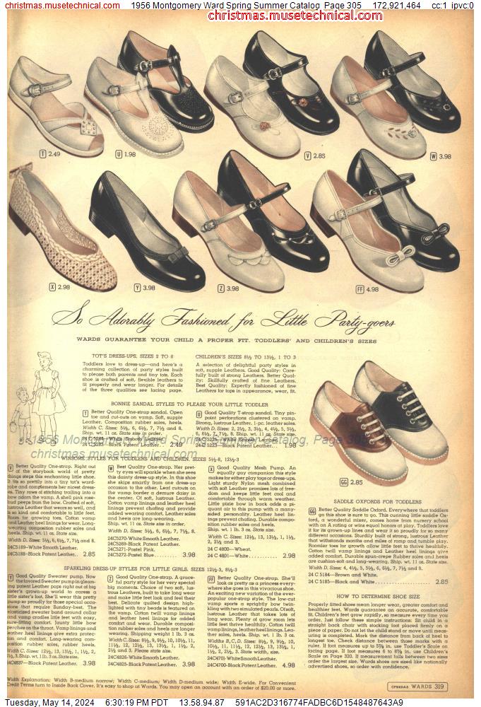 1956 Montgomery Ward Spring Summer Catalog, Page 305