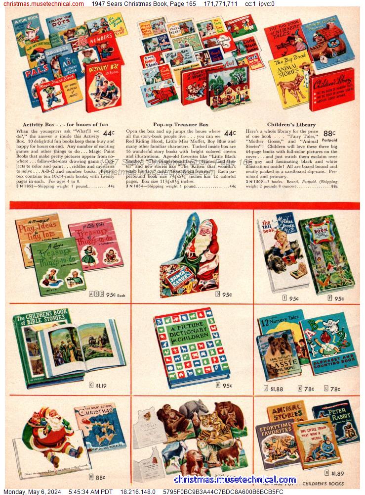 1947 Sears Christmas Book, Page 165