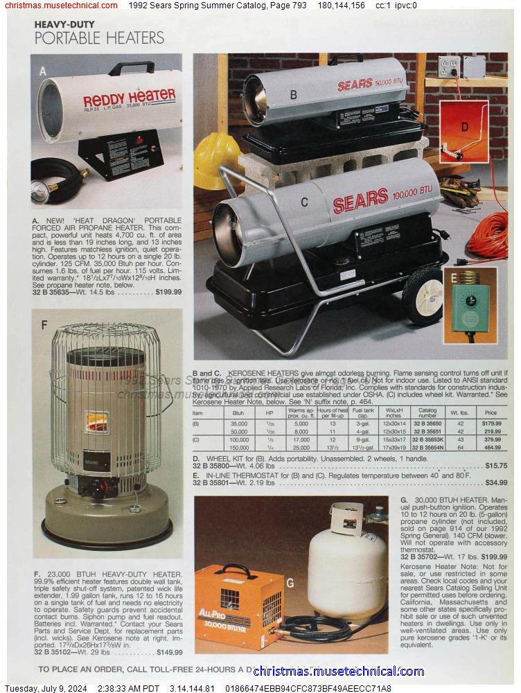 1992 Sears Spring Summer Catalog, Page 793