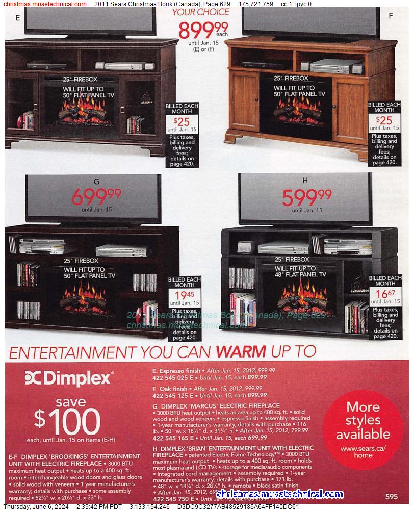 2011 Sears Christmas Book (Canada), Page 629